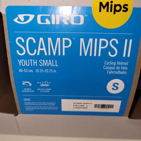 Giro Scamp MIPS II Youth Small New in Box Retail $85.00 49-53cm - Picture 4 of 9